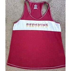 Washington Redskins Commanders Tank Top NFL Women’s Size XXL Sequin Spellout
